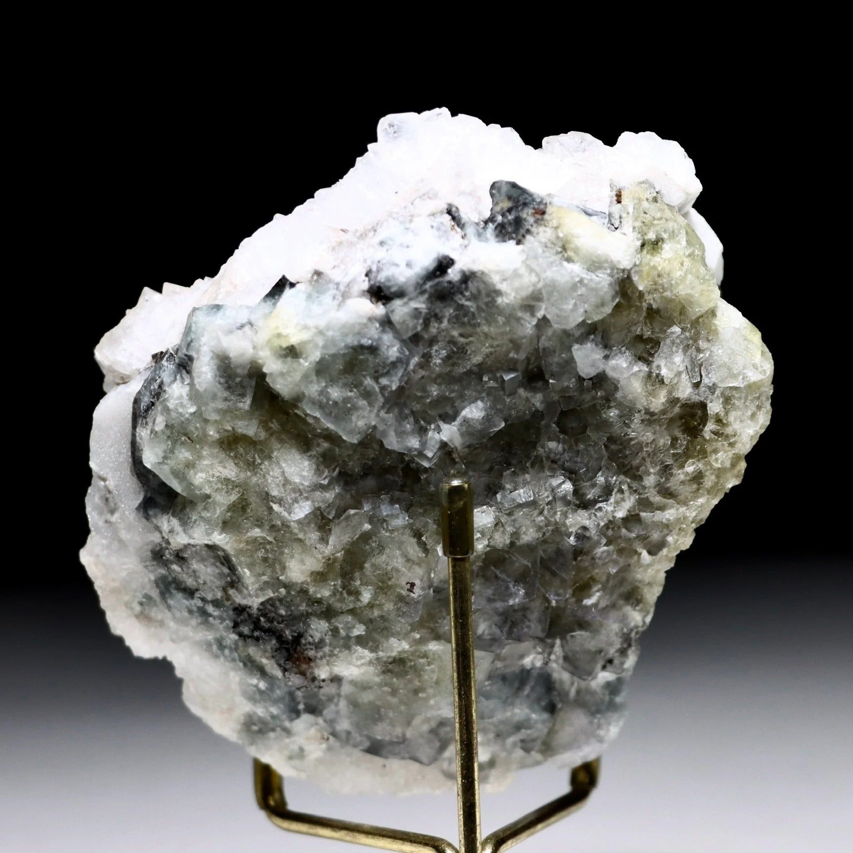 RARE Diana Maria Quartz on Fluorite | Rogerley Fluorite UV Reactive Specimen