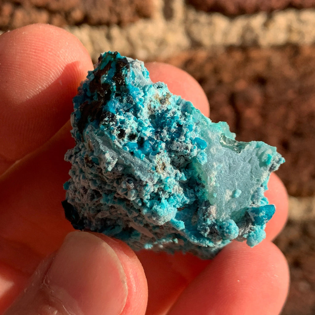 Chrysocolla on Quartz