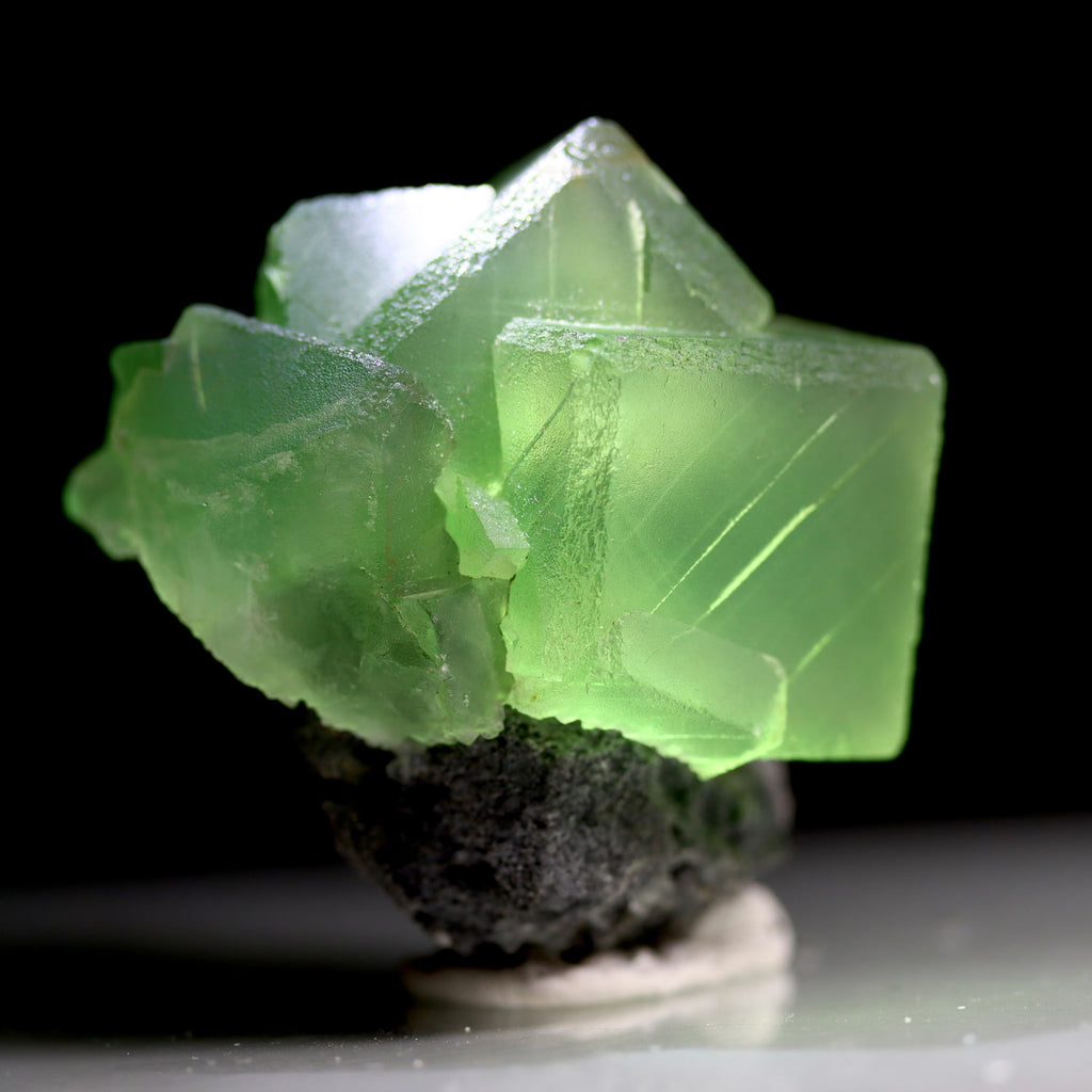 Green Fluorite | Chinese Cubic Fluorite Crystal
