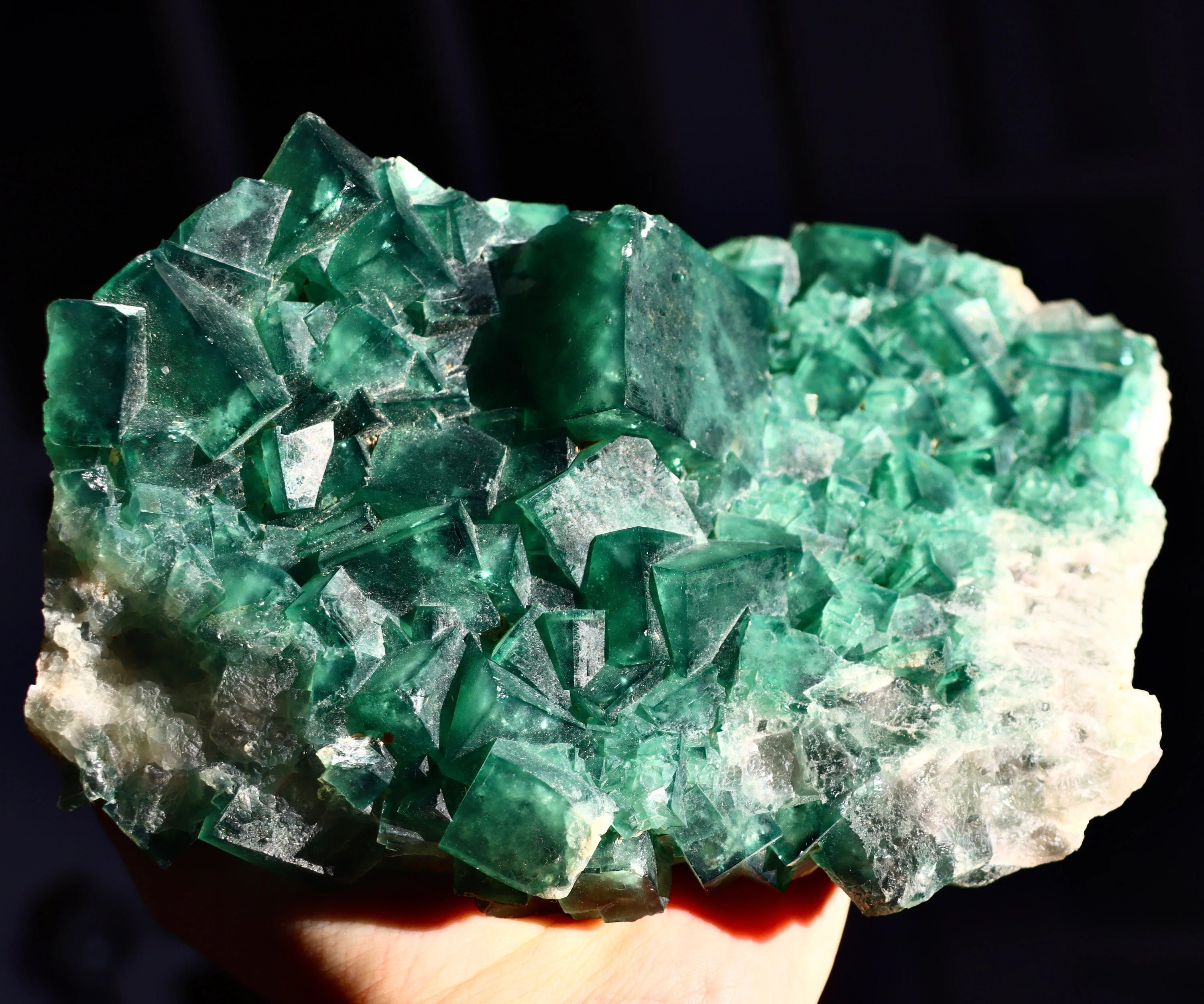 Double Sided Green Fluorite | Natural Fluorite Crystal