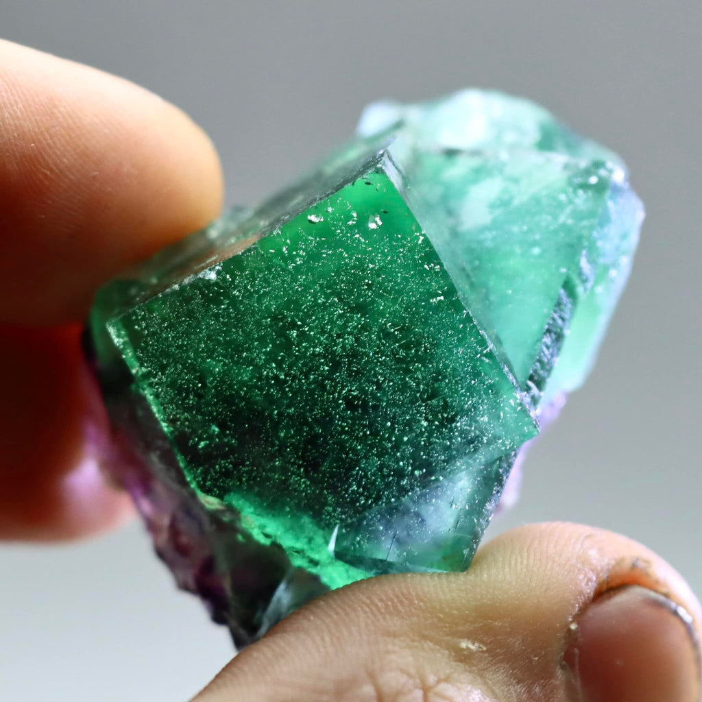 Phantom Fluorite w/ Pyrite