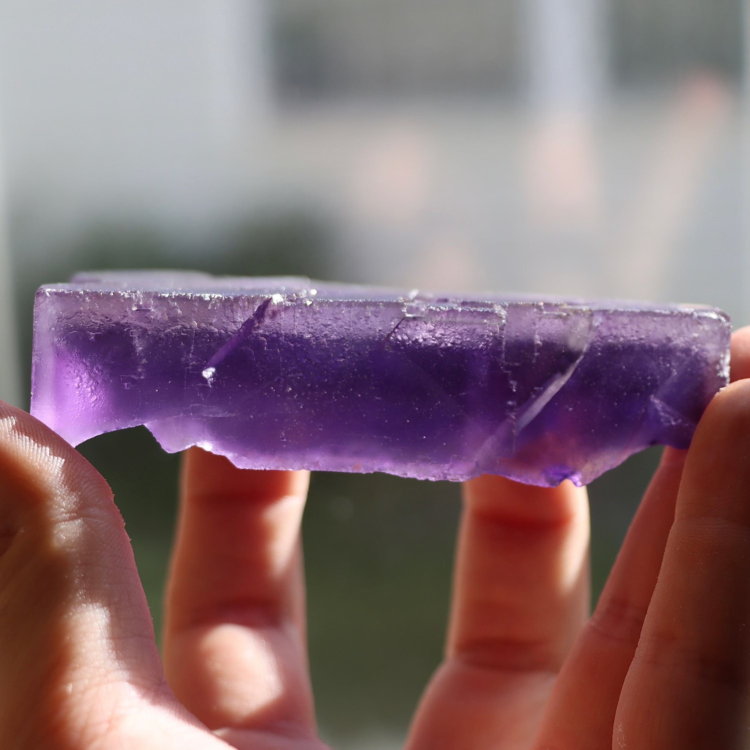 Purple Illinois Fluorite Cube