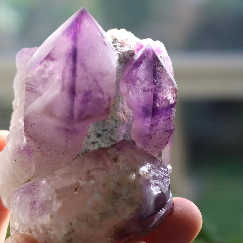 Phantom Brandberg Amethyst on Matrix | Namibia