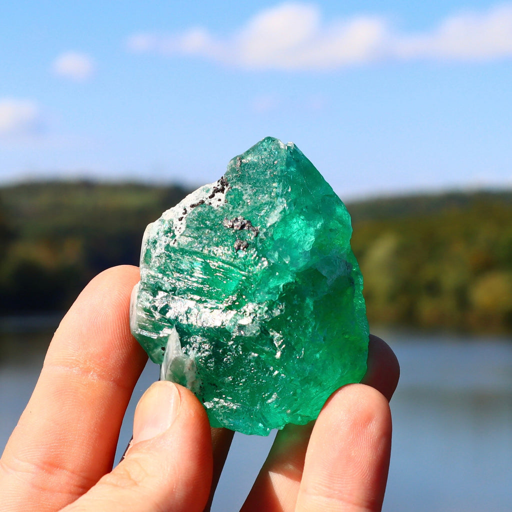 Fluorite with Pyrite, Quartz & Bournonite | Natural Fluorite Crystal from Cerro de Pasco, Peru
