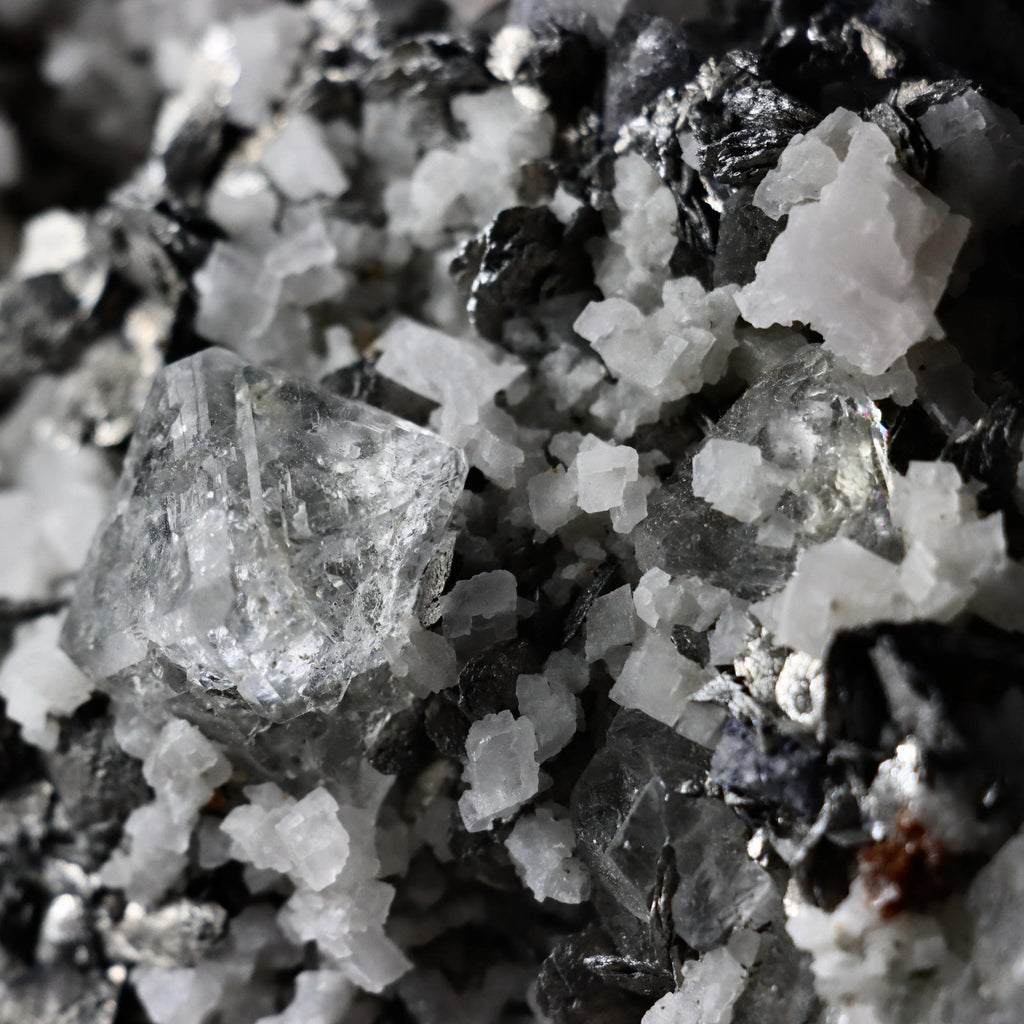 Fluorite with Arsenopyrite | Natural Fluorite Crystal Mineral Specimen