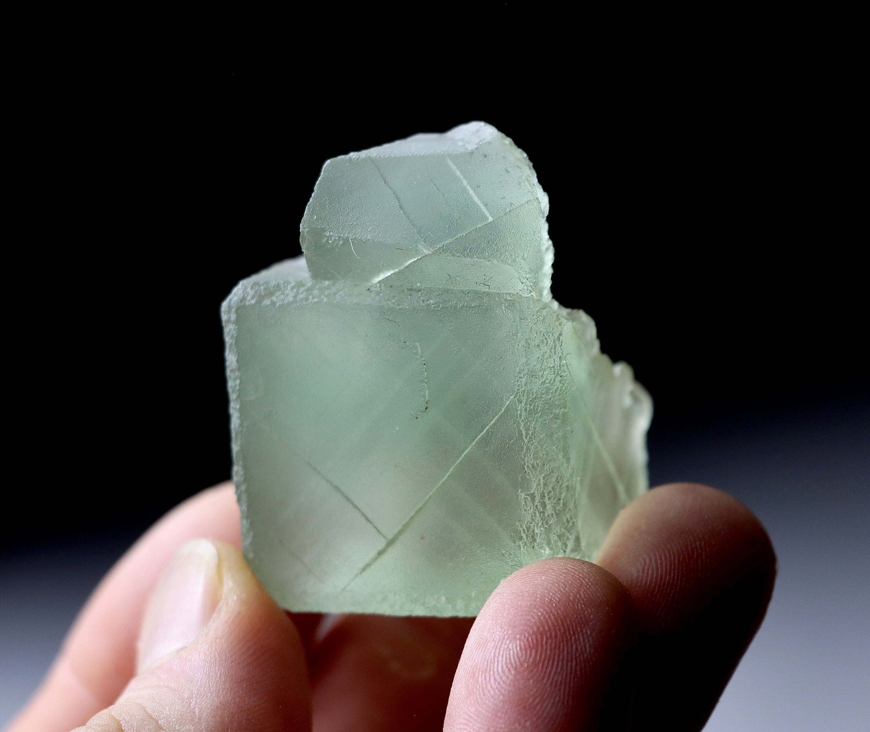 Green Cubic Fluorite Crystal | Xianghualing Mine China