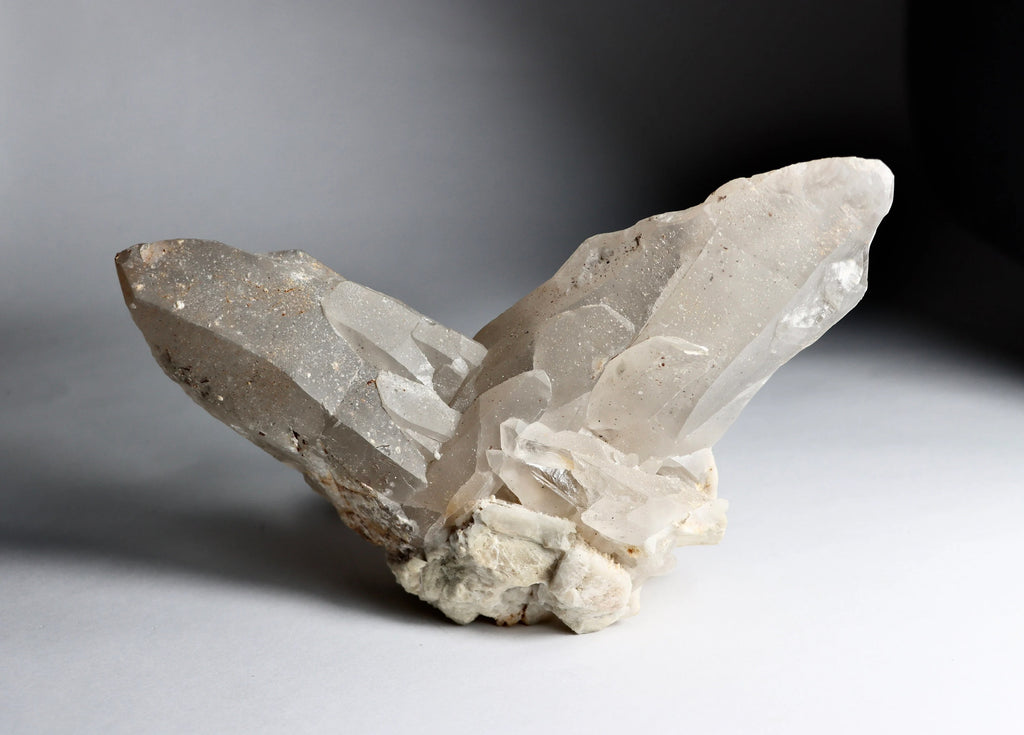 Smoky Quartz with Microcline | Natural Smoky Quartz Point from Smoky Hawk Claim, Colorado, USA