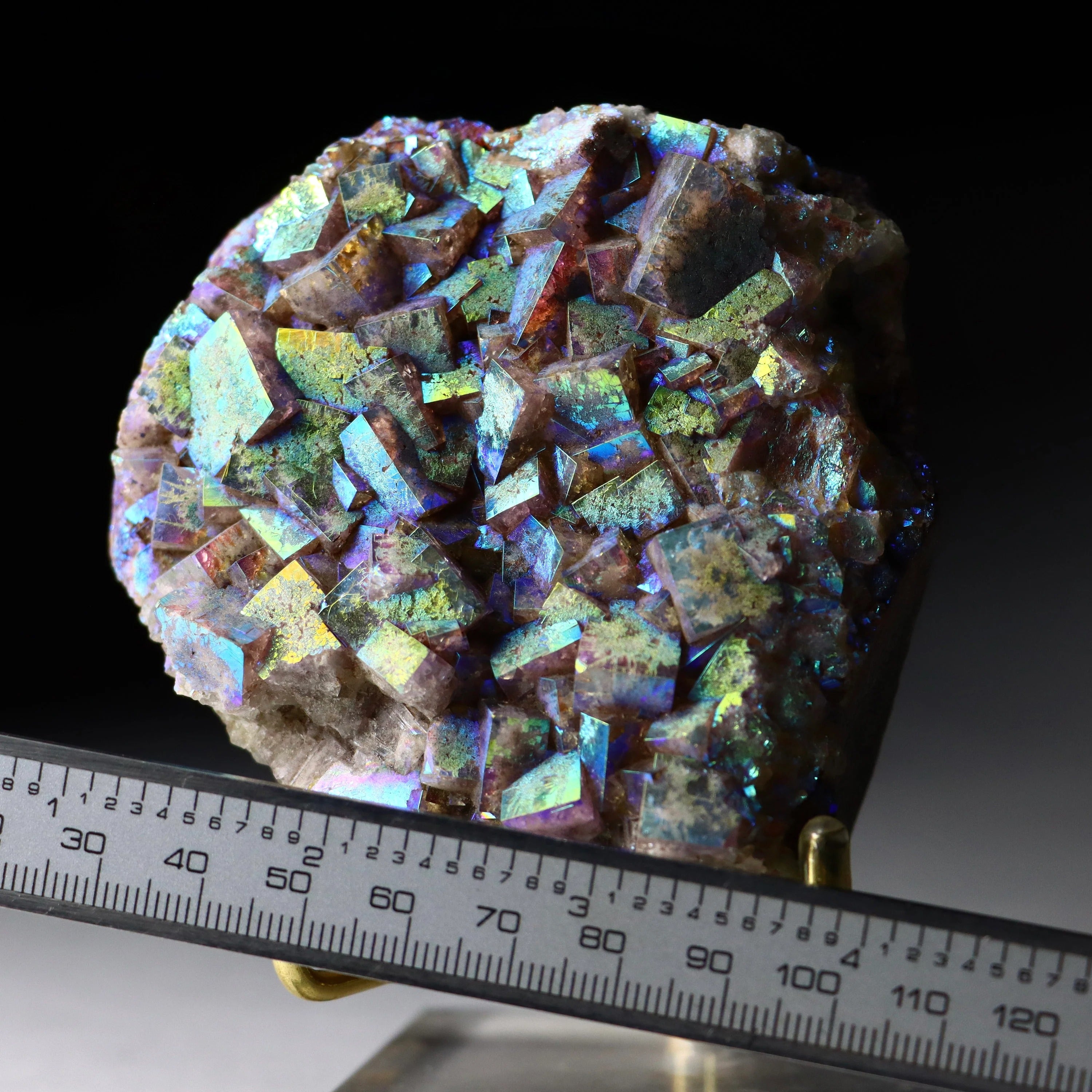 Large Flame Fluorite