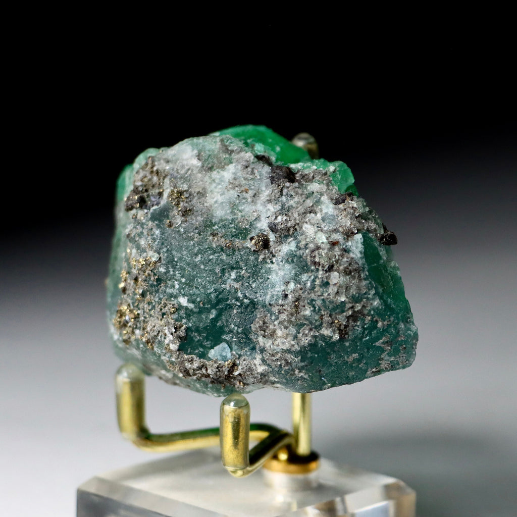Rare Green Octahedral Fluorite | Natural Fluorite Crystal from Cerro de Pasco, Peru