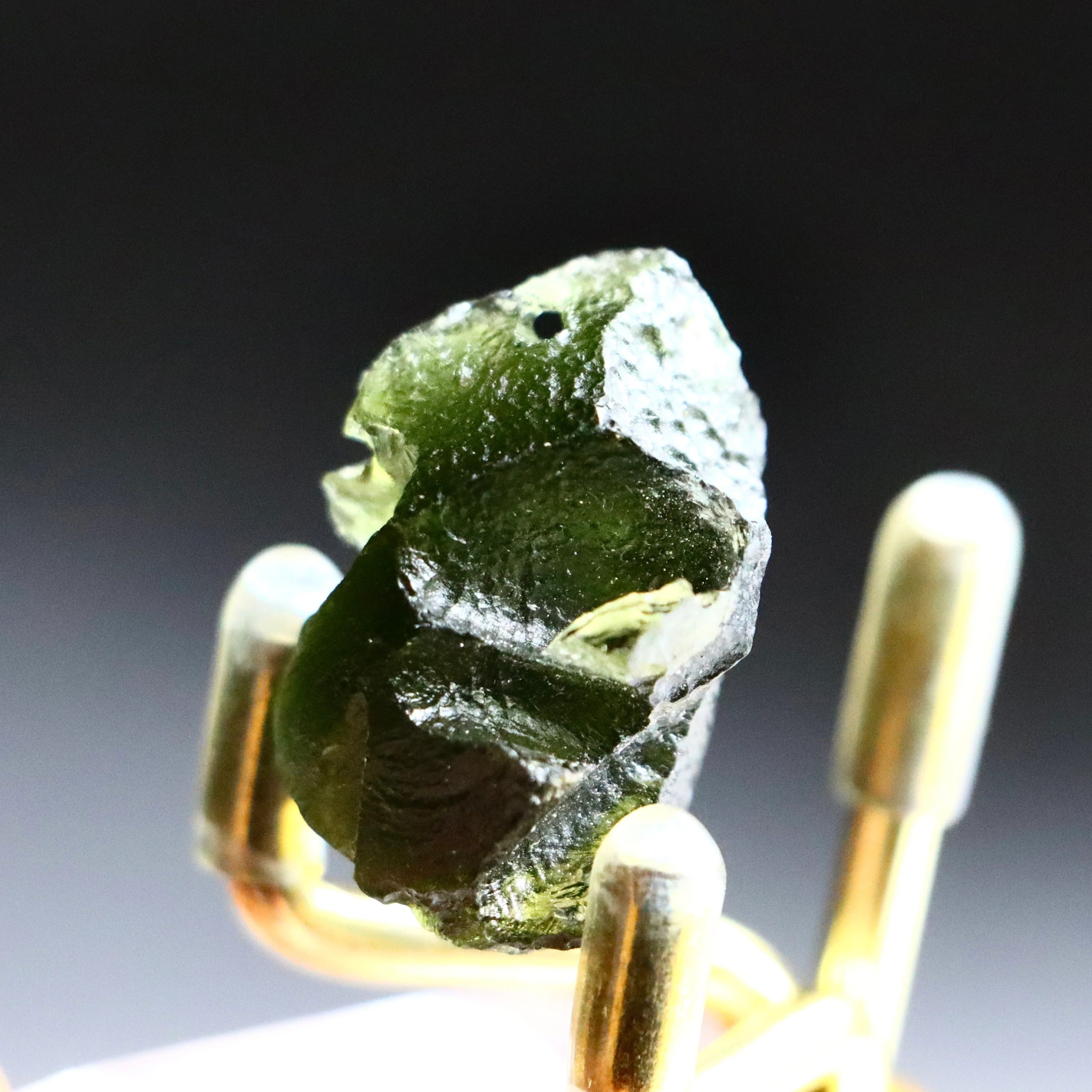 High Grade Moldavite | Czech Moldavite Rough Crystal