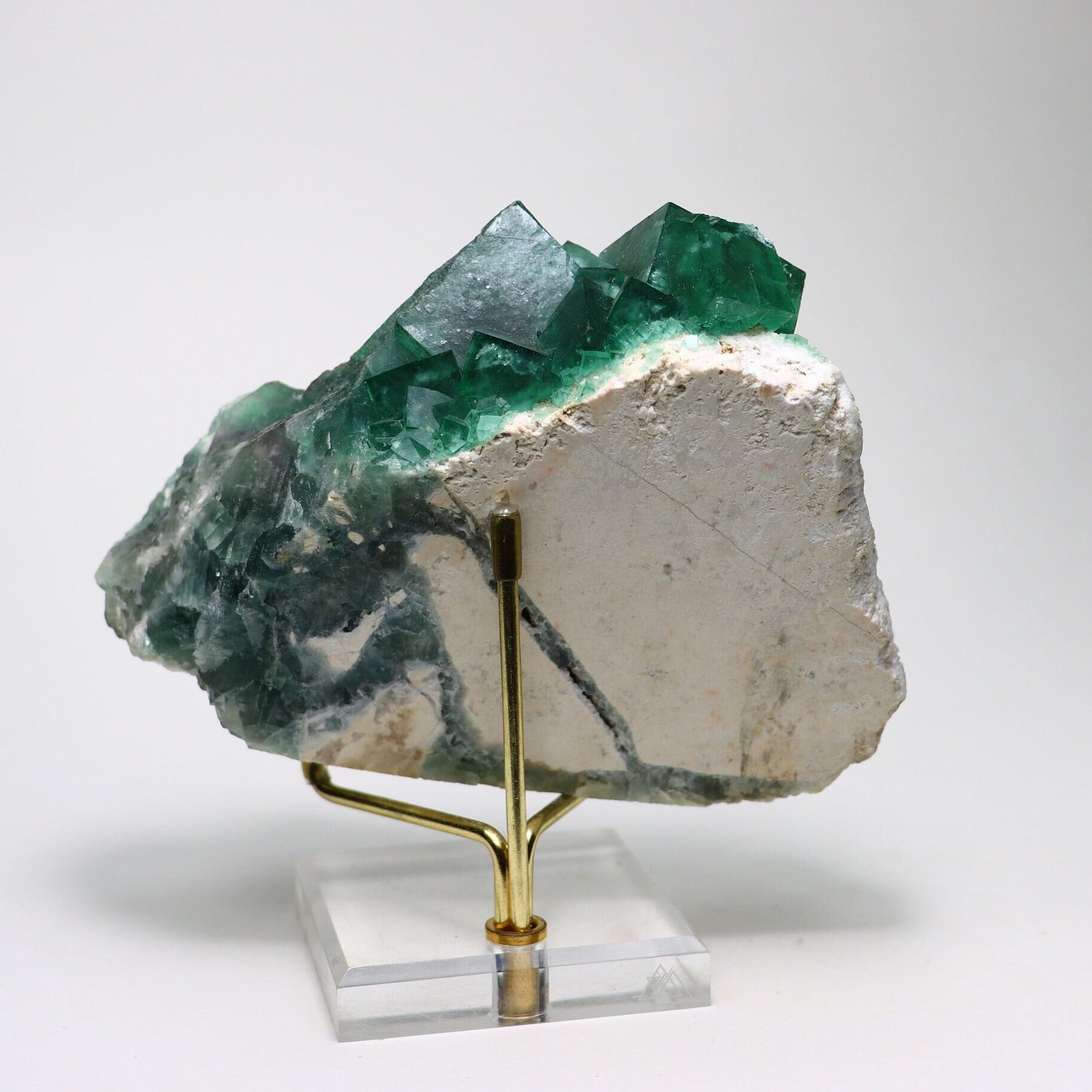 Green Fluorite Cubes