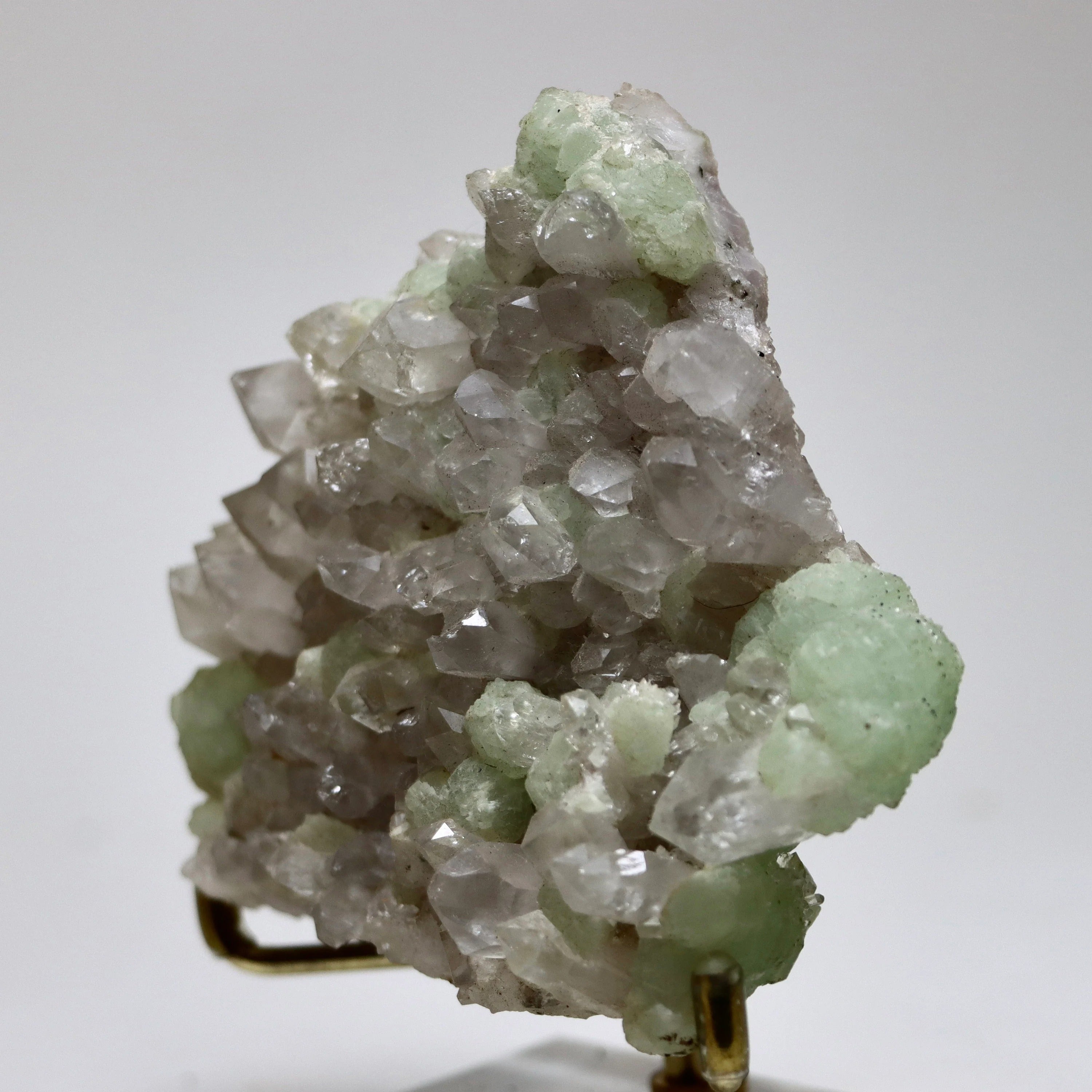 Prehnite on Quartz w/ Epidote