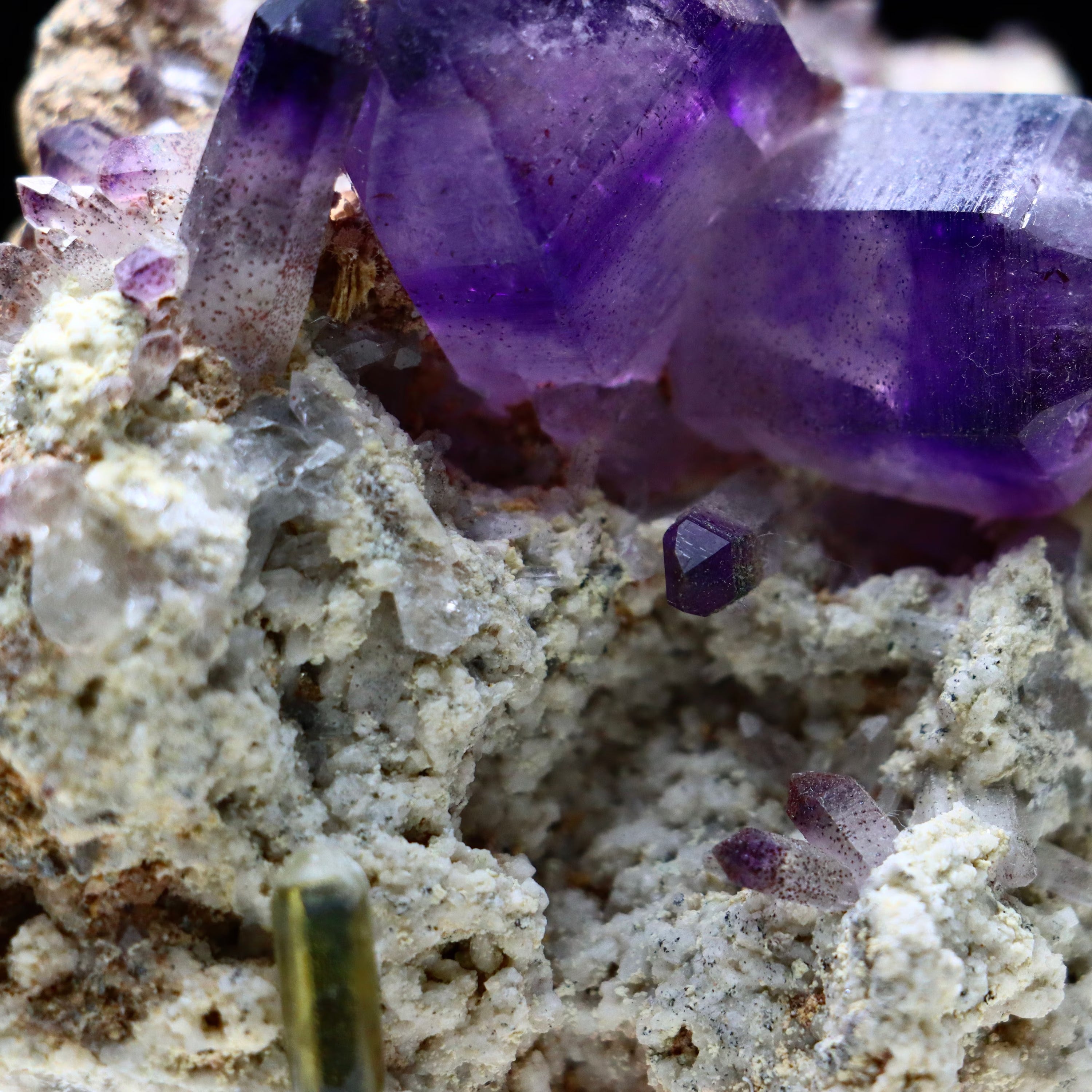 Phantom Brandberg Amethyst on Matrix | Natural Quartz Specimen
