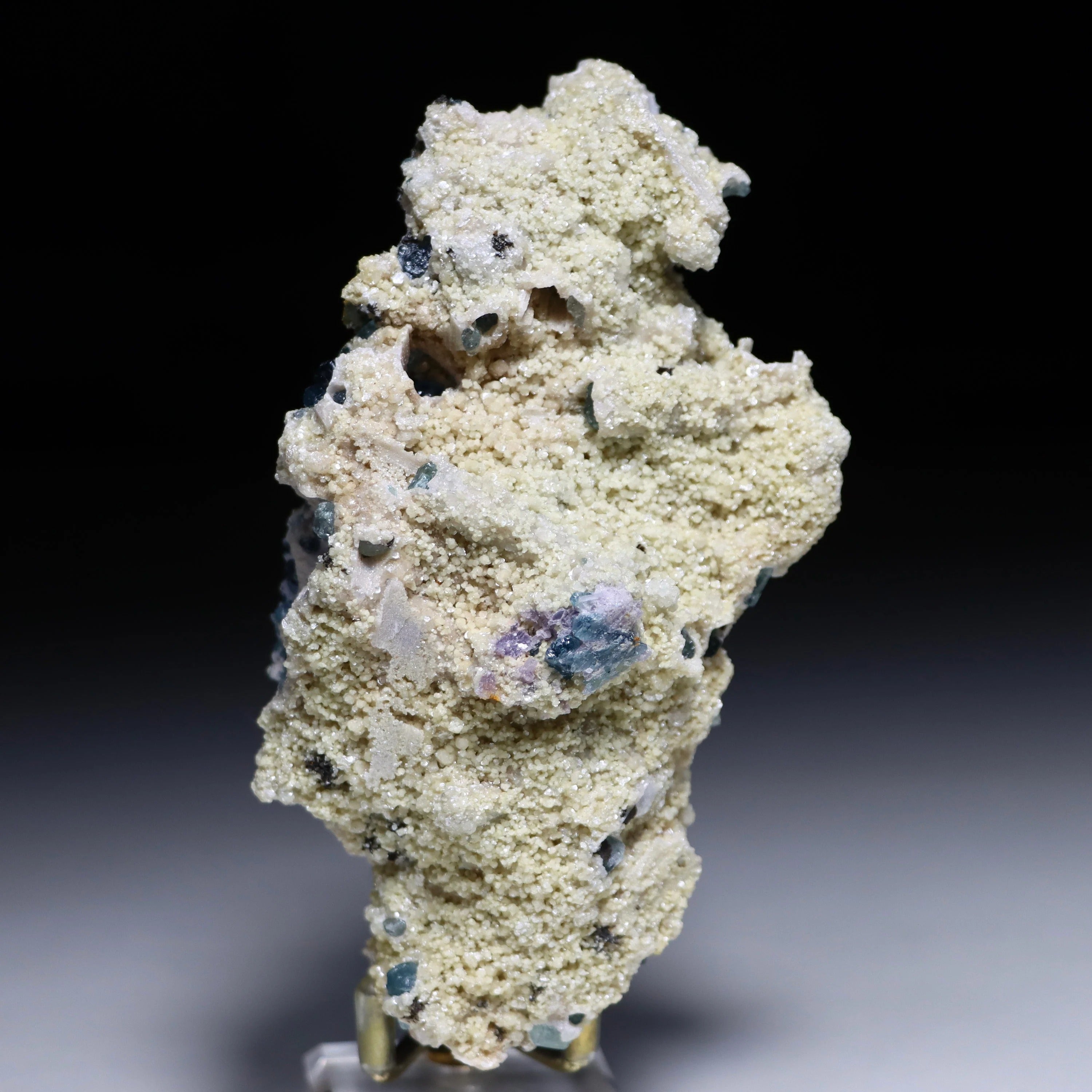 Indicolite Blue Tourmaline with Lepidolite | Brazil