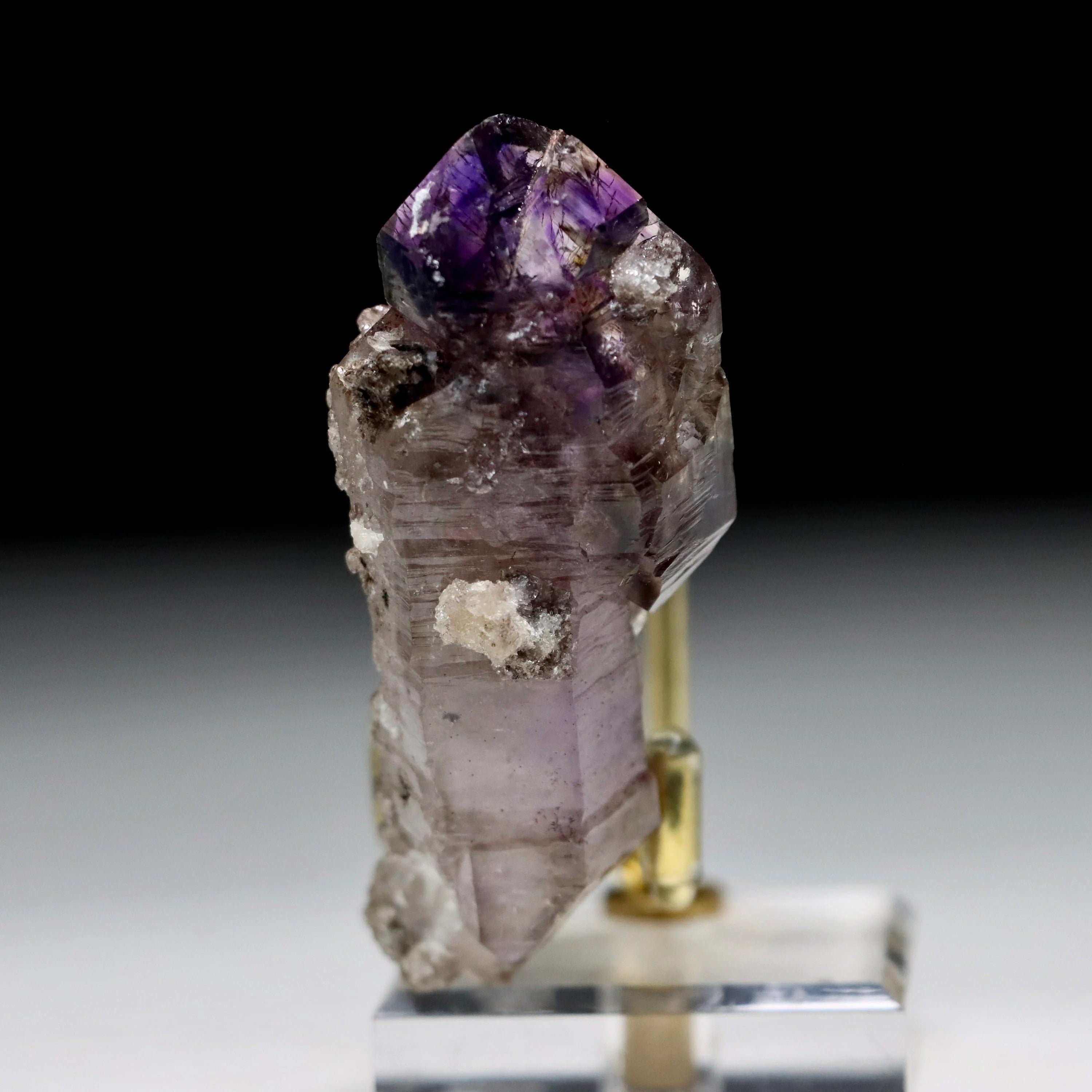 Elestial Smoky Amethyst Scepter (Double Terminated)