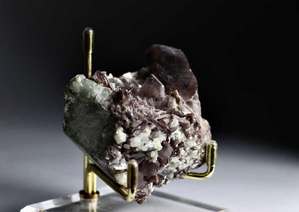 Axinite with Epidote and Adularia