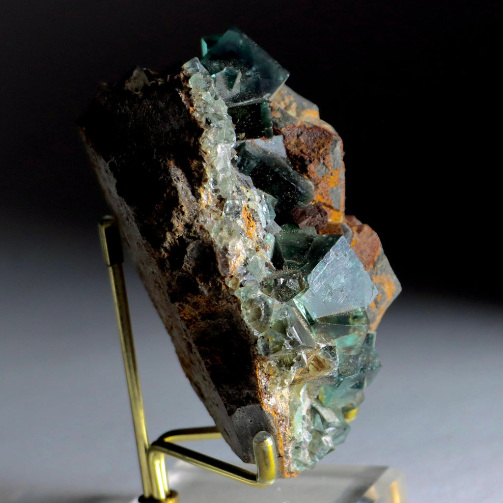 Color Changing Fluorite with Galena