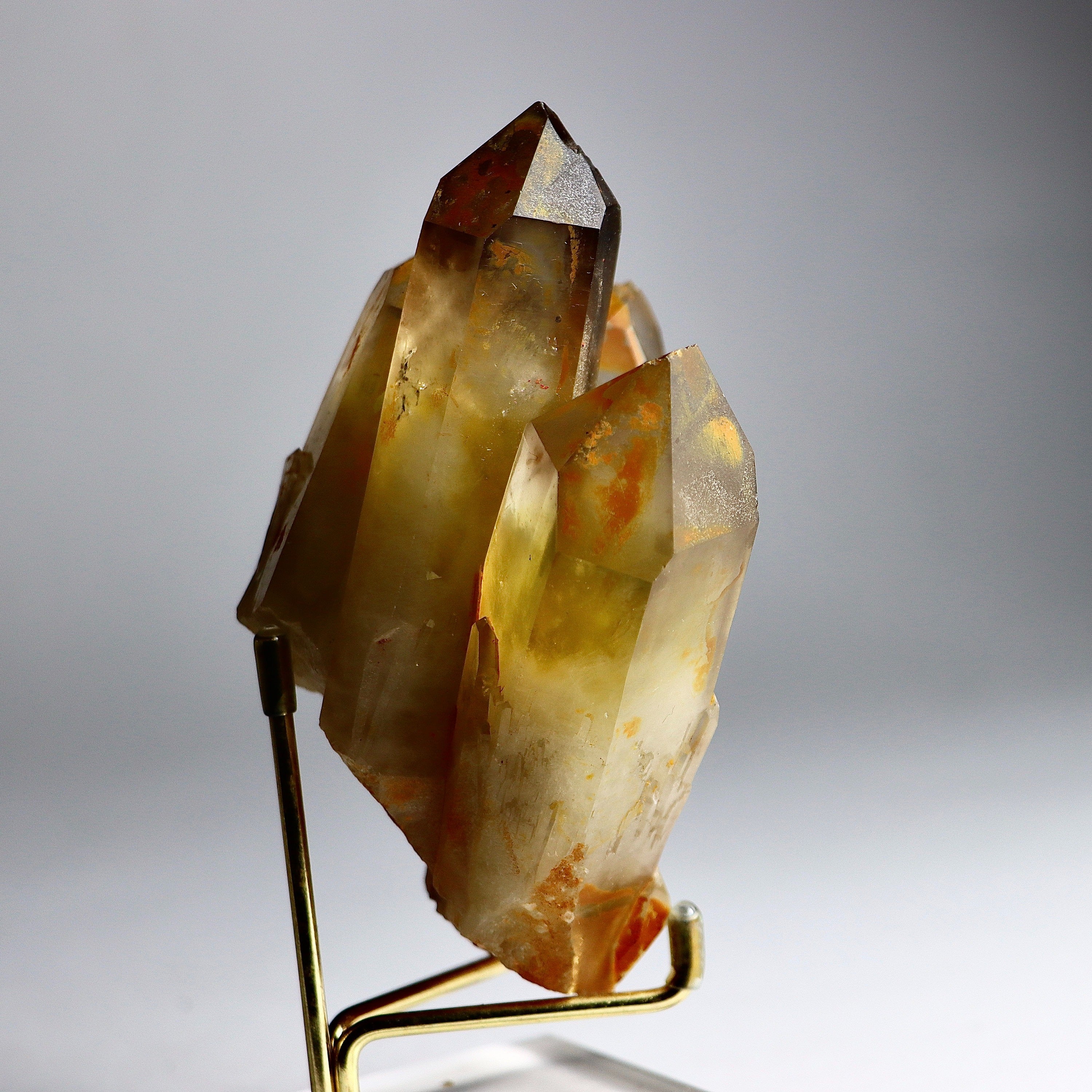 Natural Citrine Point | Quartz Mineral Specimen