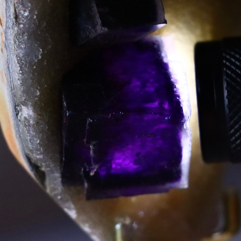 Fluorite with Druzy Quartz | Natural Fluorite Mineral Specimen