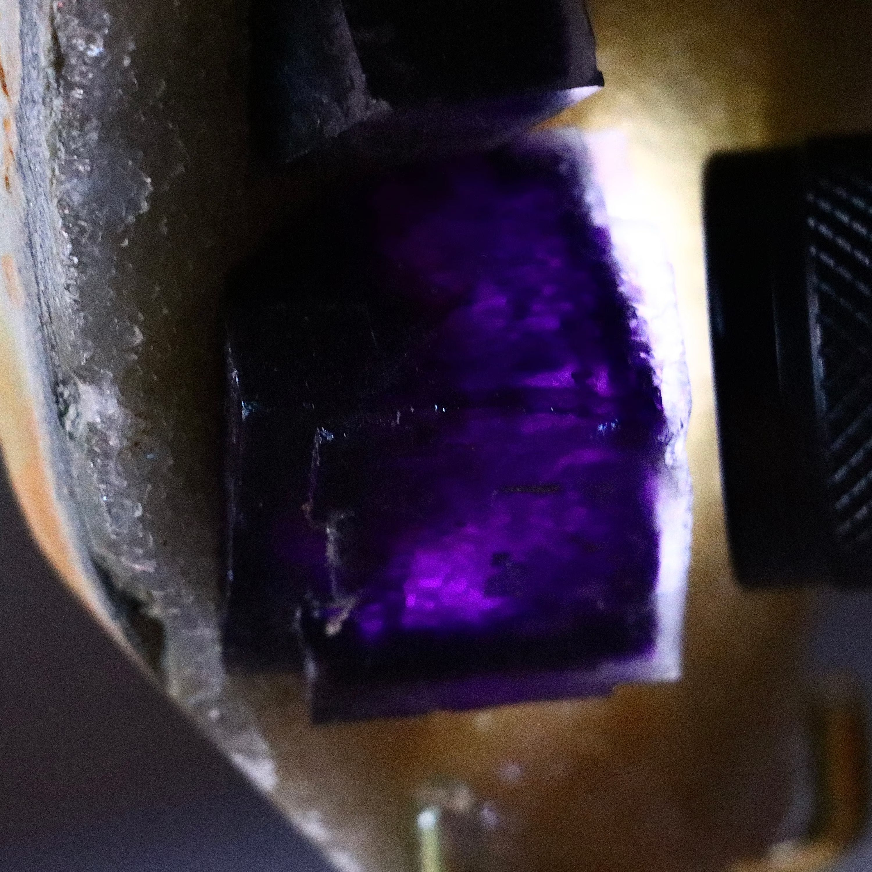 Fluorite with Druzy Quartz | Natural Fluorite Mineral Specimen