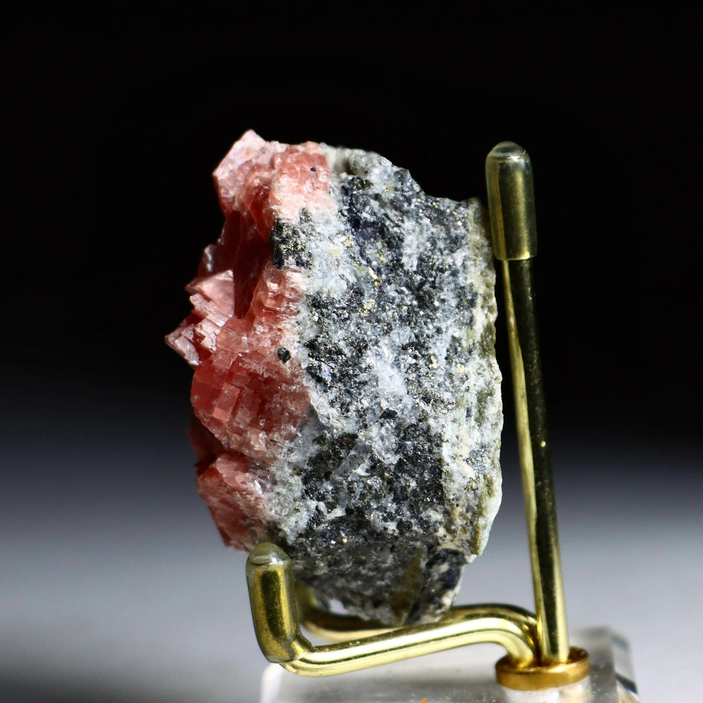 Sweet Home Rhodochrosite & Pyrite Matrix | Colorado