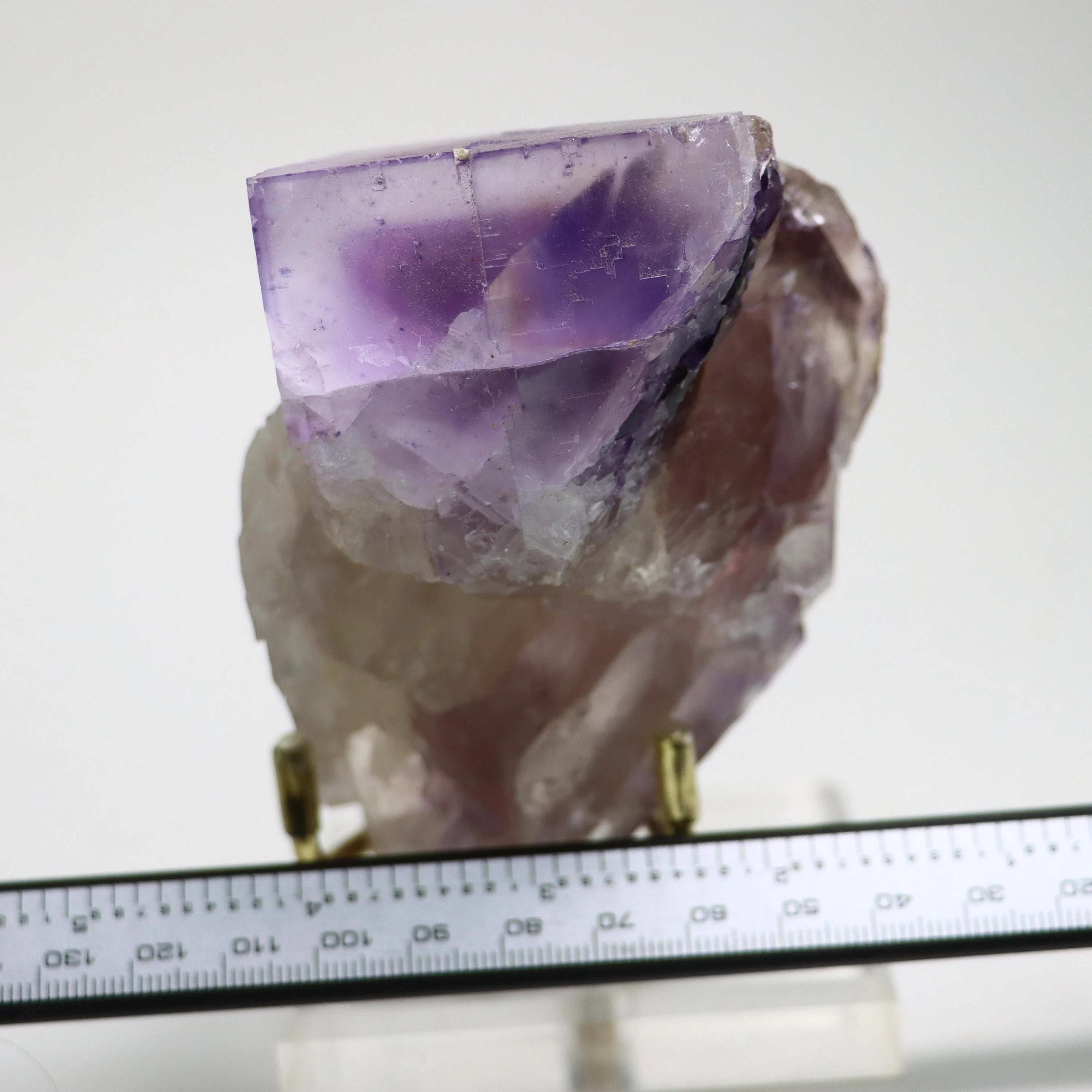 Purple Illinois Fluorite Cube | Classic Cubic Fluorite Crystal from Illinois–Kentucky Fluorspar District