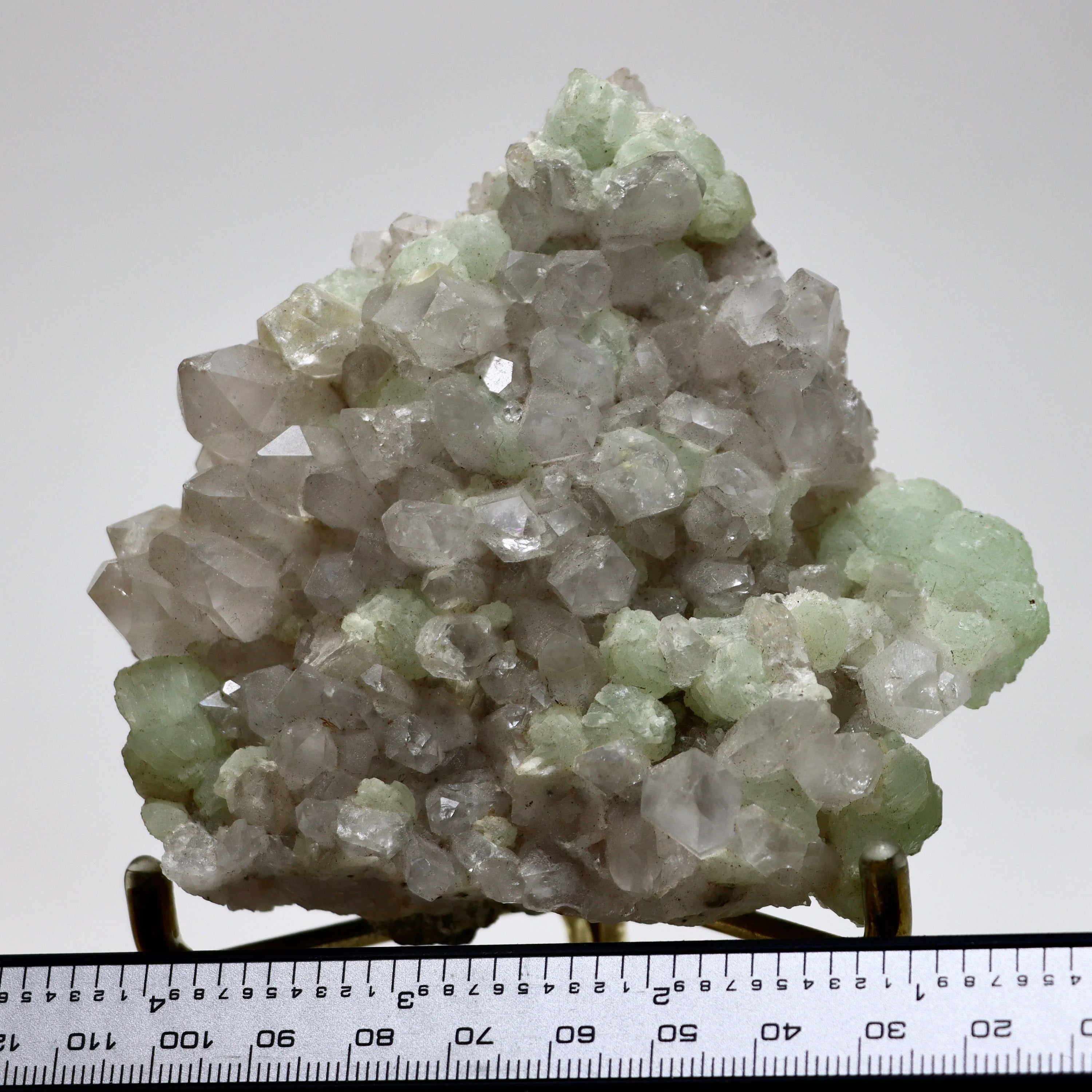 Prehnite on Quartz w/ Epidote