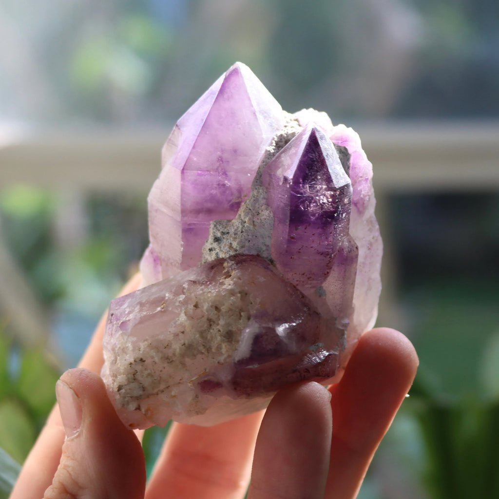 Phantom Brandberg Amethyst on Matrix | Namibia