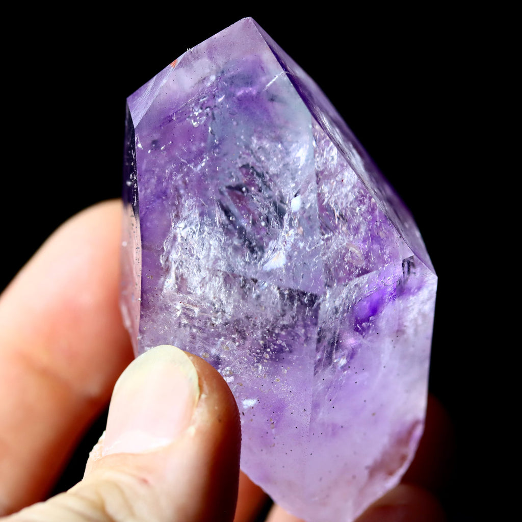 Multiple Enhydro Phantom Brandberg Amethyst Crystal | Natural Amethyst from Namibia