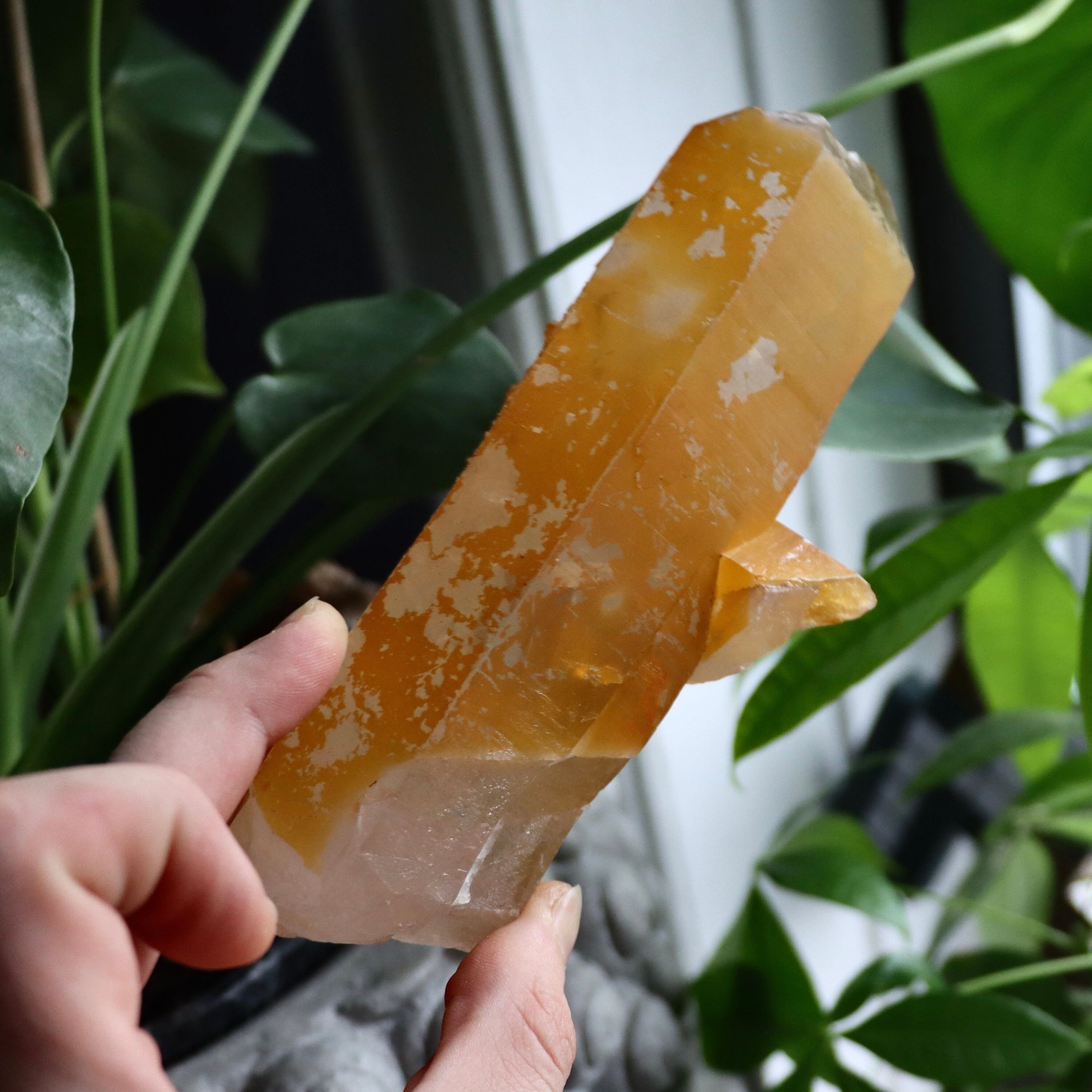 Golden Healer Quartz Crystal | Natural Quartz Point