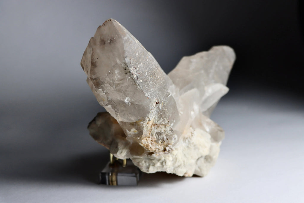 Smoky Quartz with Microcline | Natural Smoky Quartz Point from Smoky Hawk Claim, Colorado, USA
