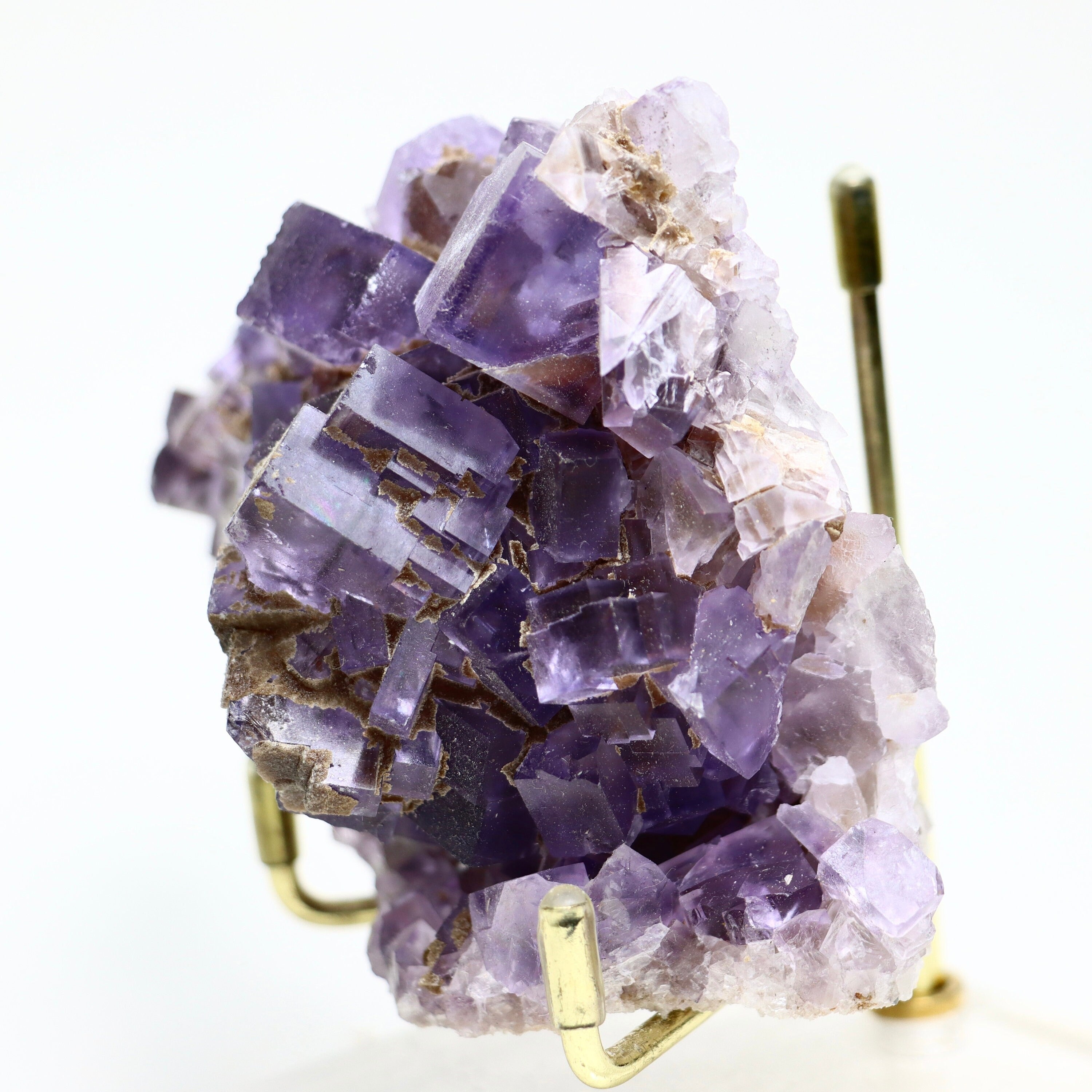 Purple Illinois Fluorite Cube | Classic Cubic Fluorite from Hastie’s Quarry