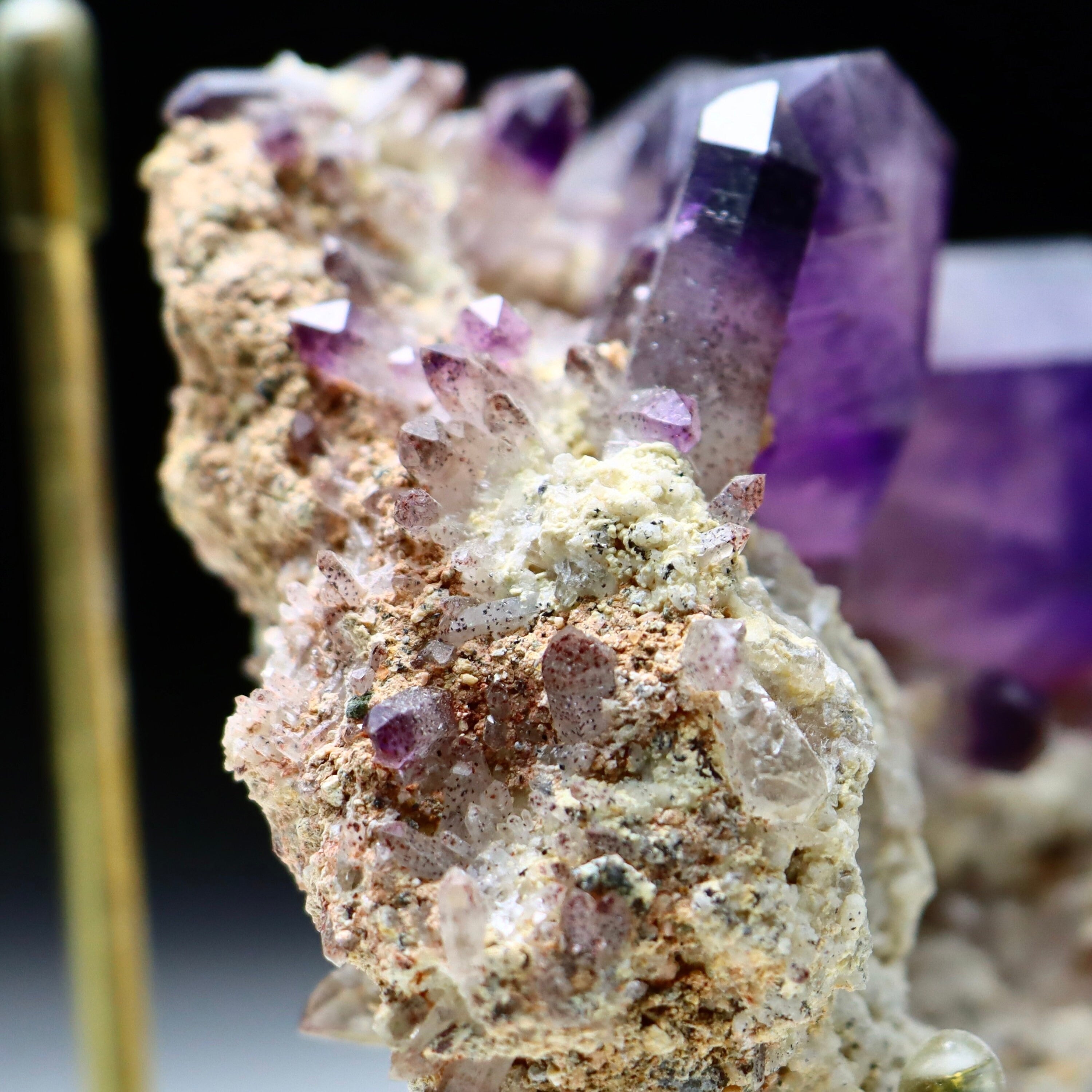 Phantom Brandberg Amethyst on Matrix | Natural Quartz Specimen