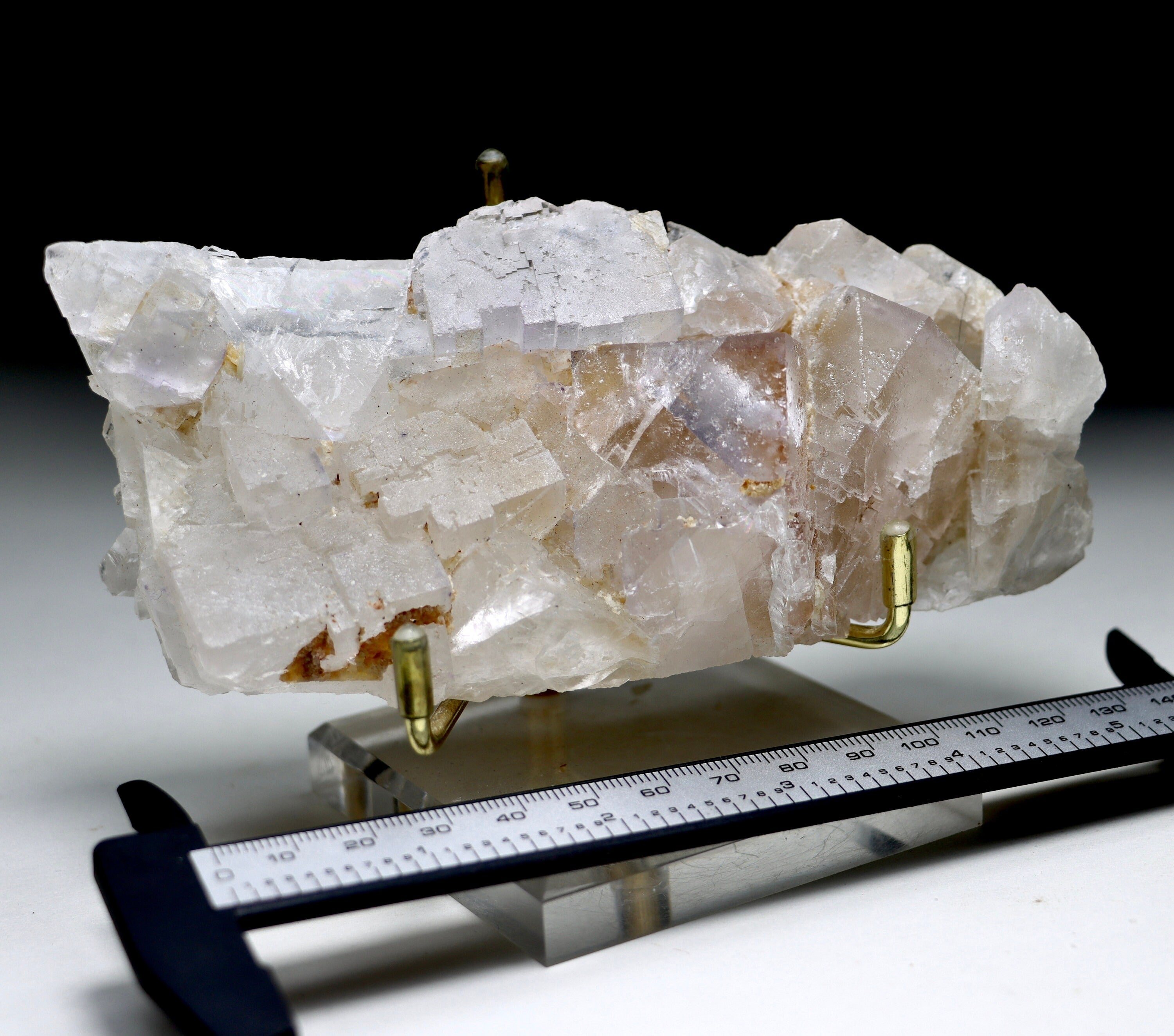 White Illinois Fluorite Cube