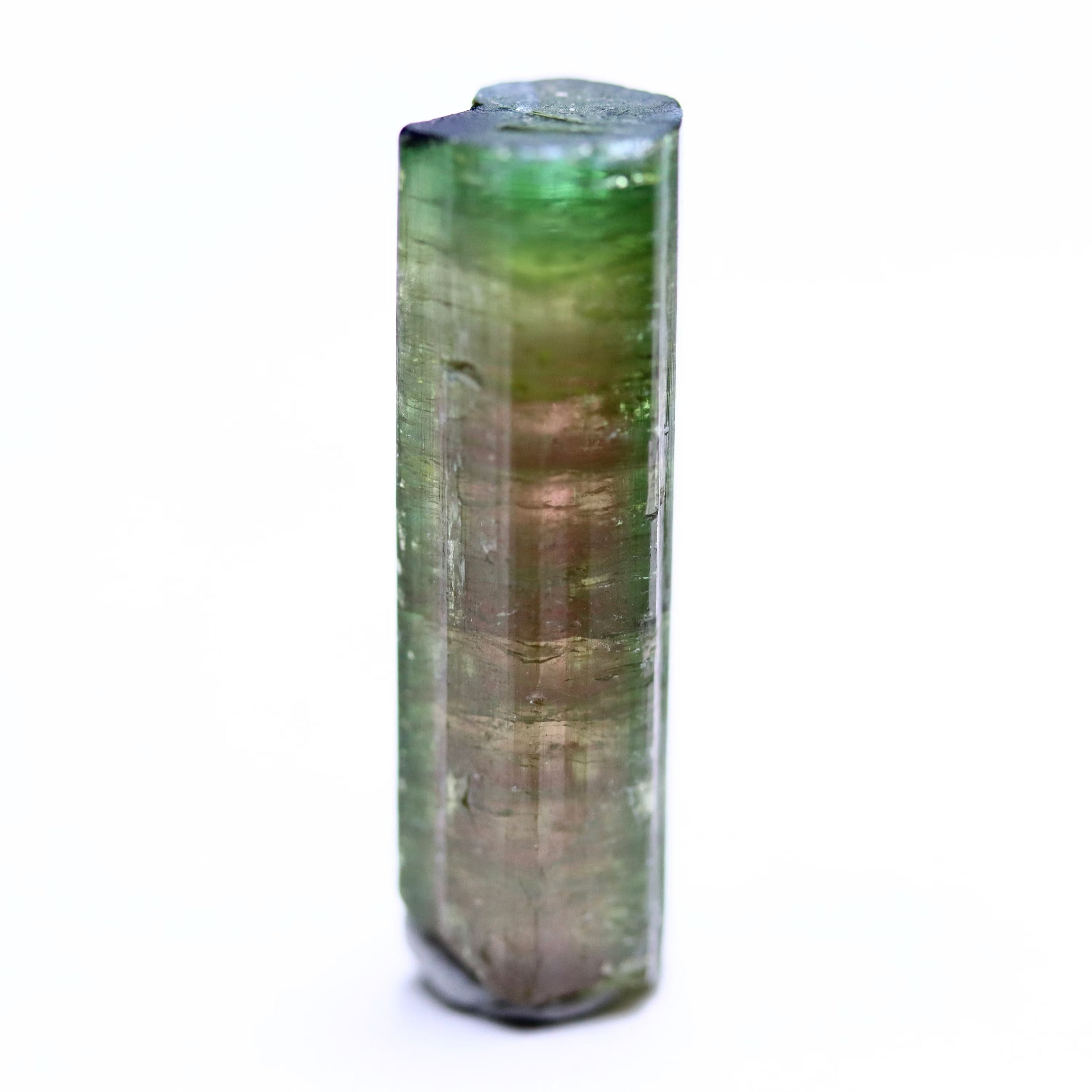 Raw Watermelon Tourmaline Crystal