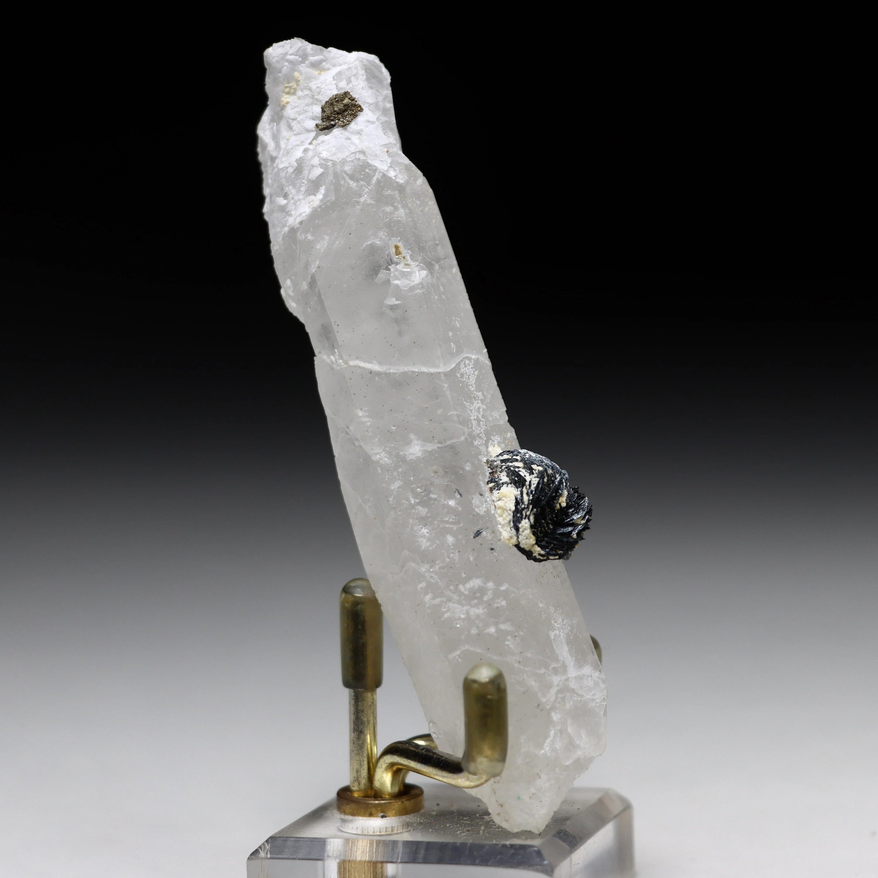 Quartz with Hematite Rosette | Natural Quartz Crystal