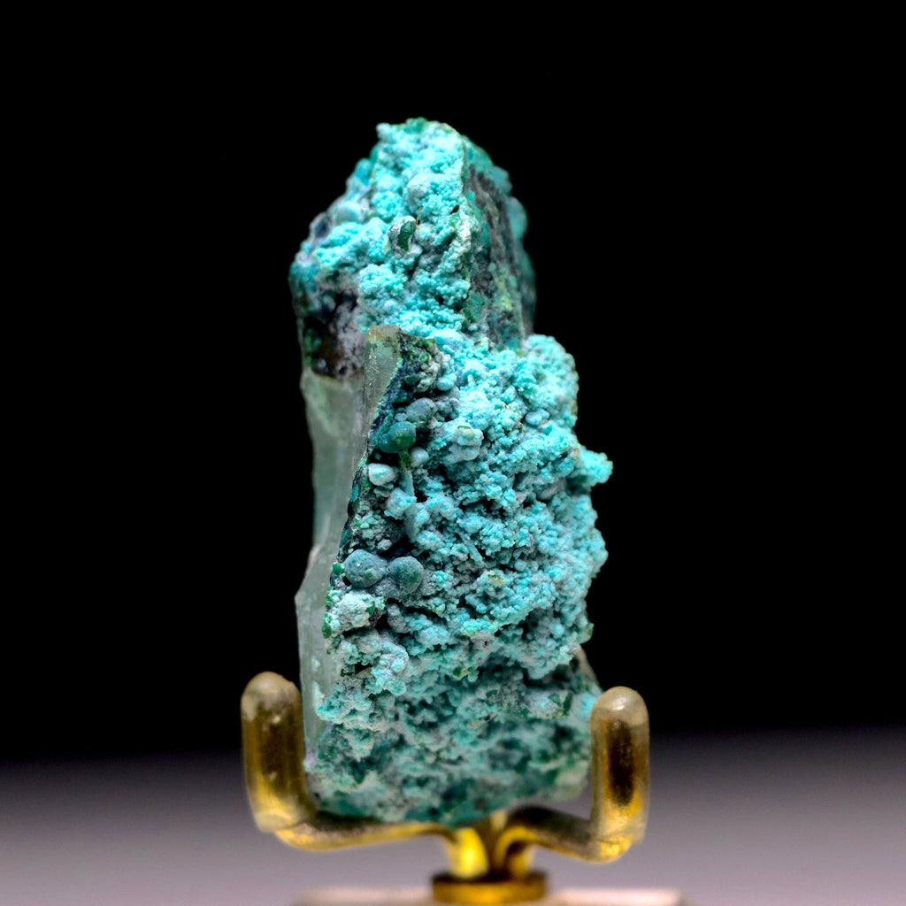 Chrysocolla on Quartz w/ Malachite